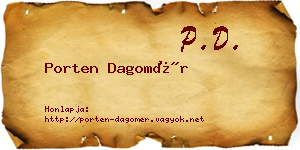Porten Dagomér névjegykártya